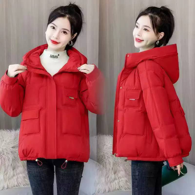 Hooded Puffer Jacket Quilted Design, Full-Zip Front, Multiple Utility Pockets & Relaxed Fit