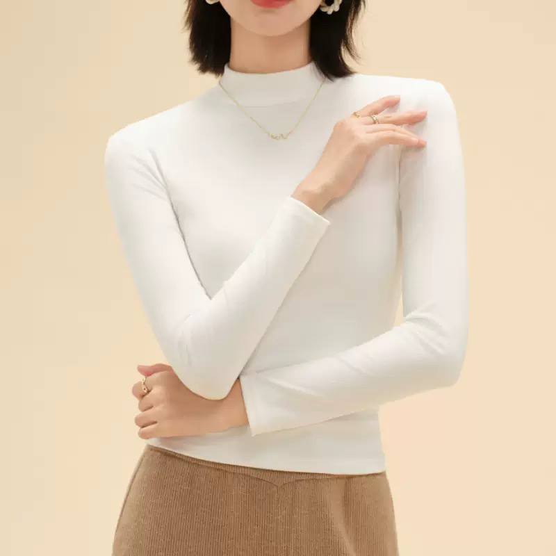 Women's Mock Neck Long Sleeve Blouse