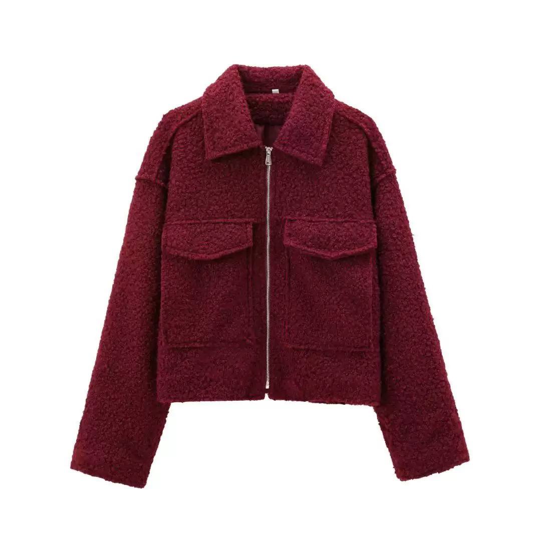 Women's Cropped Shacket Jacket