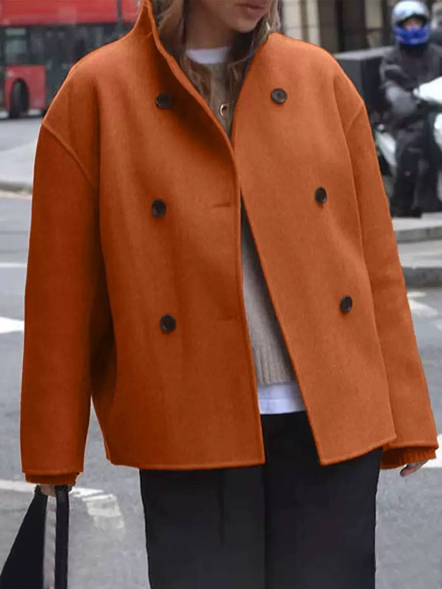 Women's Oversized Double Breasted Coat