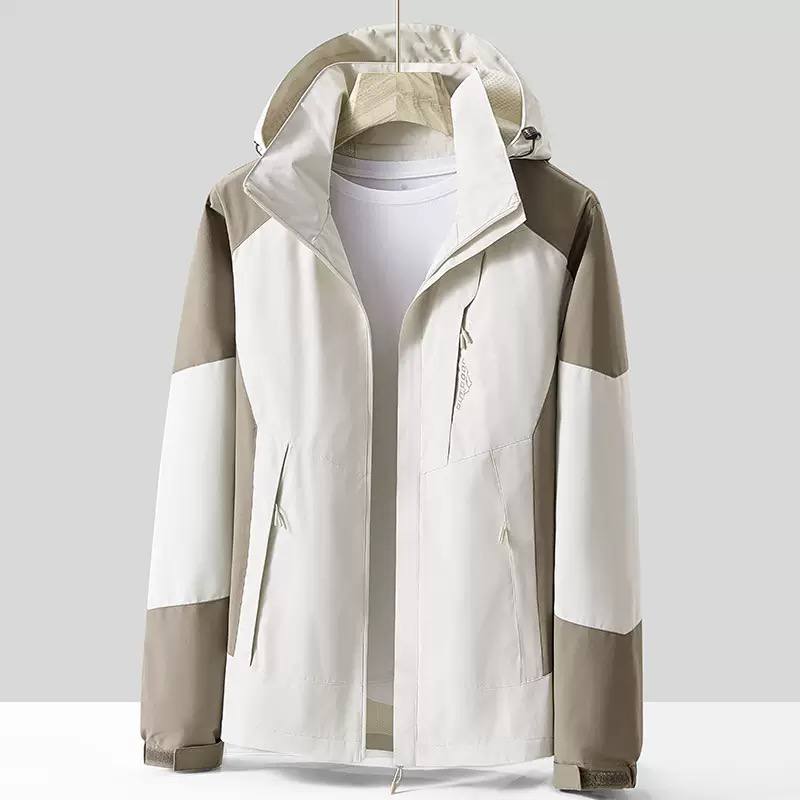 Women's Hooded Waterproof Windbreaker Jacket