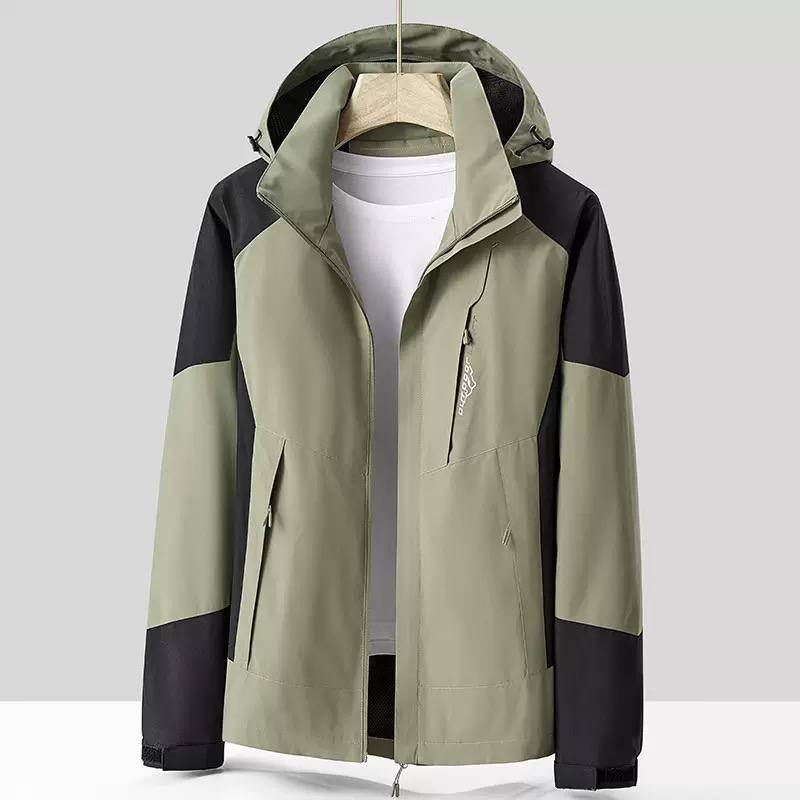 Women's Hooded Waterproof Windbreaker Jacket