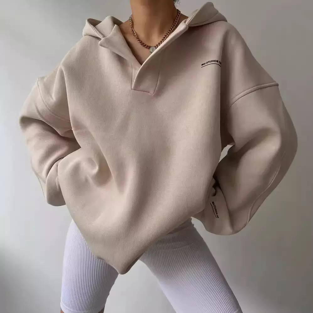 Women's Oversized Fleece Hoodie Sweatshirt