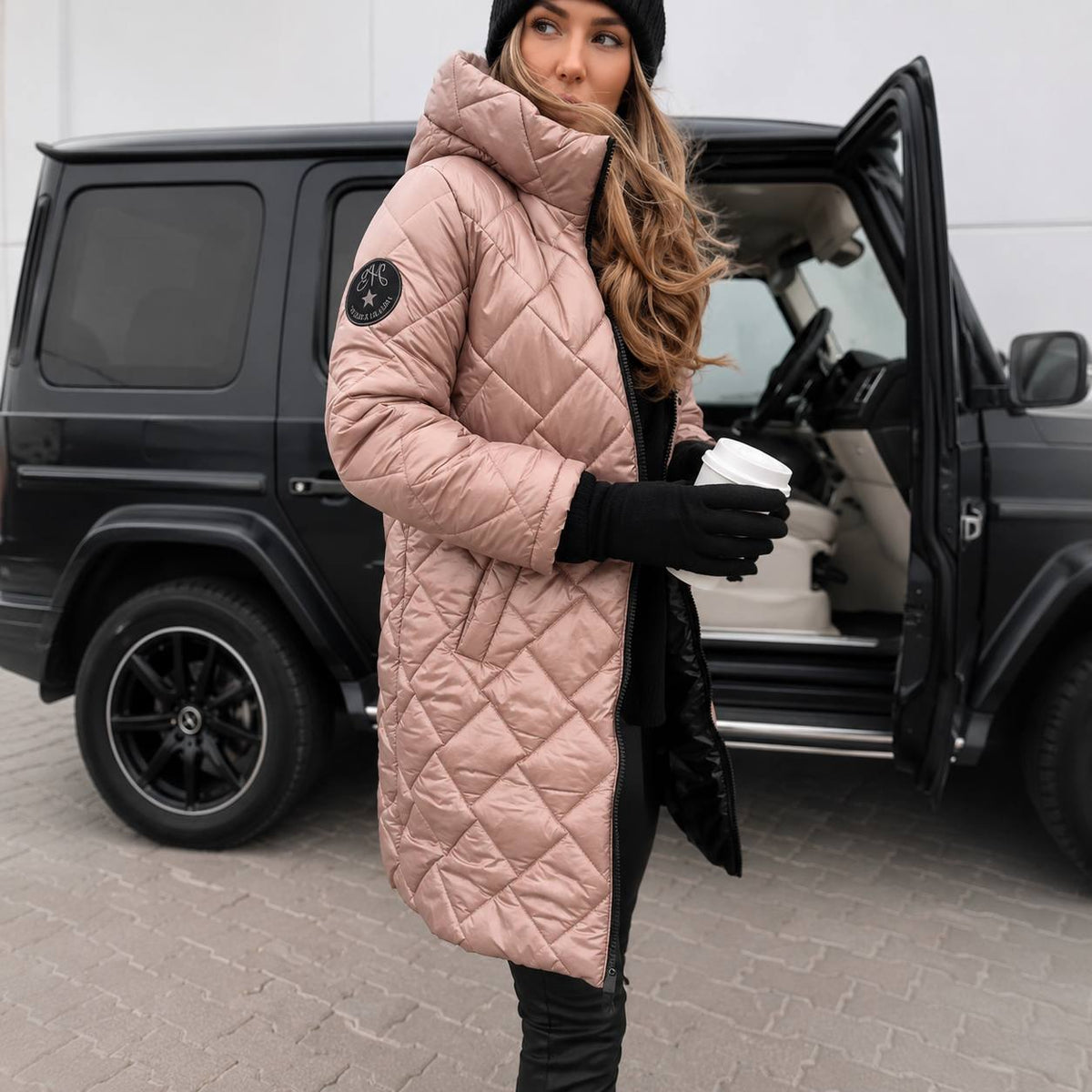 Women’s Longline Quilted Puffer Coat