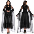 Shadow Wing Gothic Costume Dress - Black