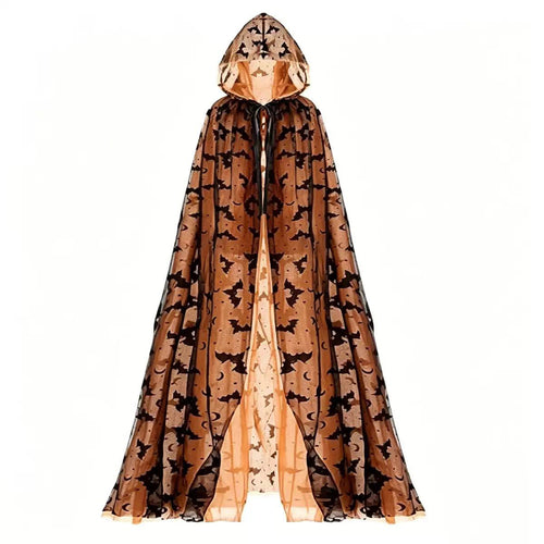 Autumn Crypt Bat Costume Cape - Brown