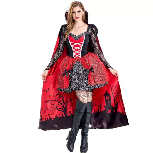 Crimson Court Vampire Queen Costume